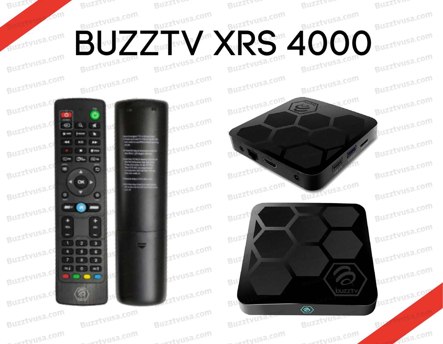 BuzzTV XRS 4000 open-box 4K Android set-top box – view 3