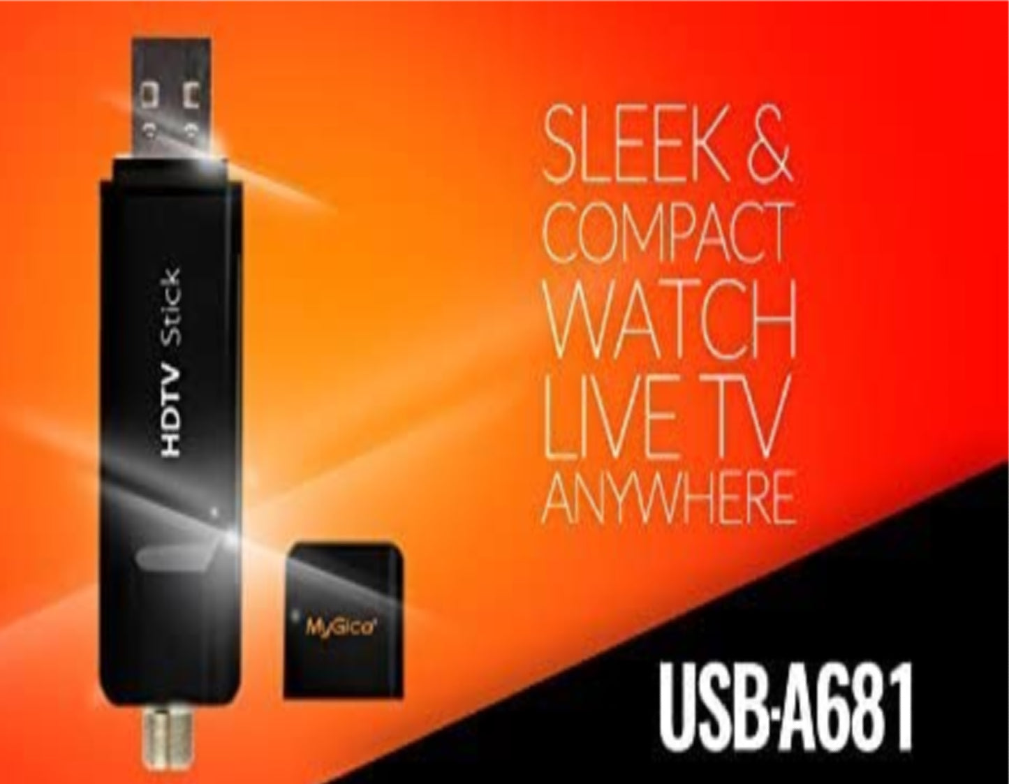 MyGica A681 USB ATSC HDTV Tuner with Mini TV Antenna