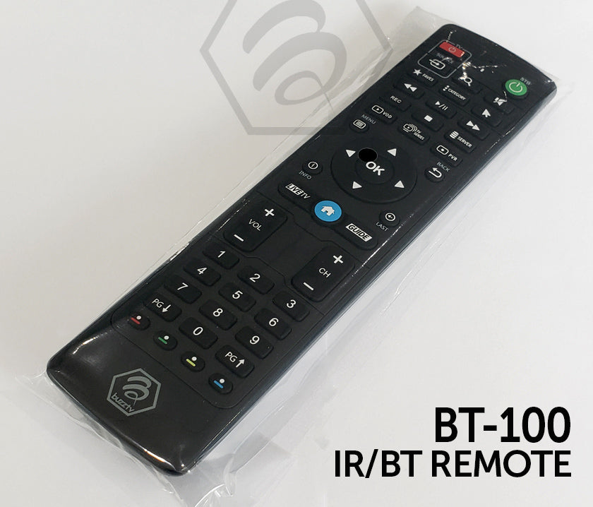 BuzzTV BT-100 remote button detail