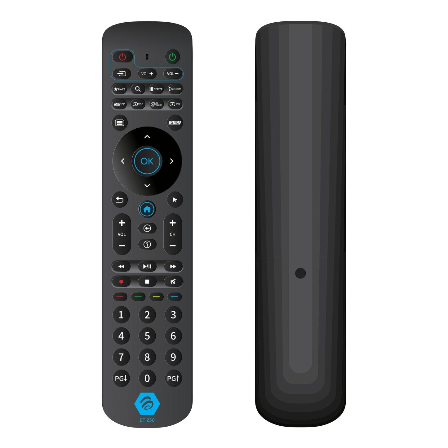 BuzzTV BT-250 remote front view