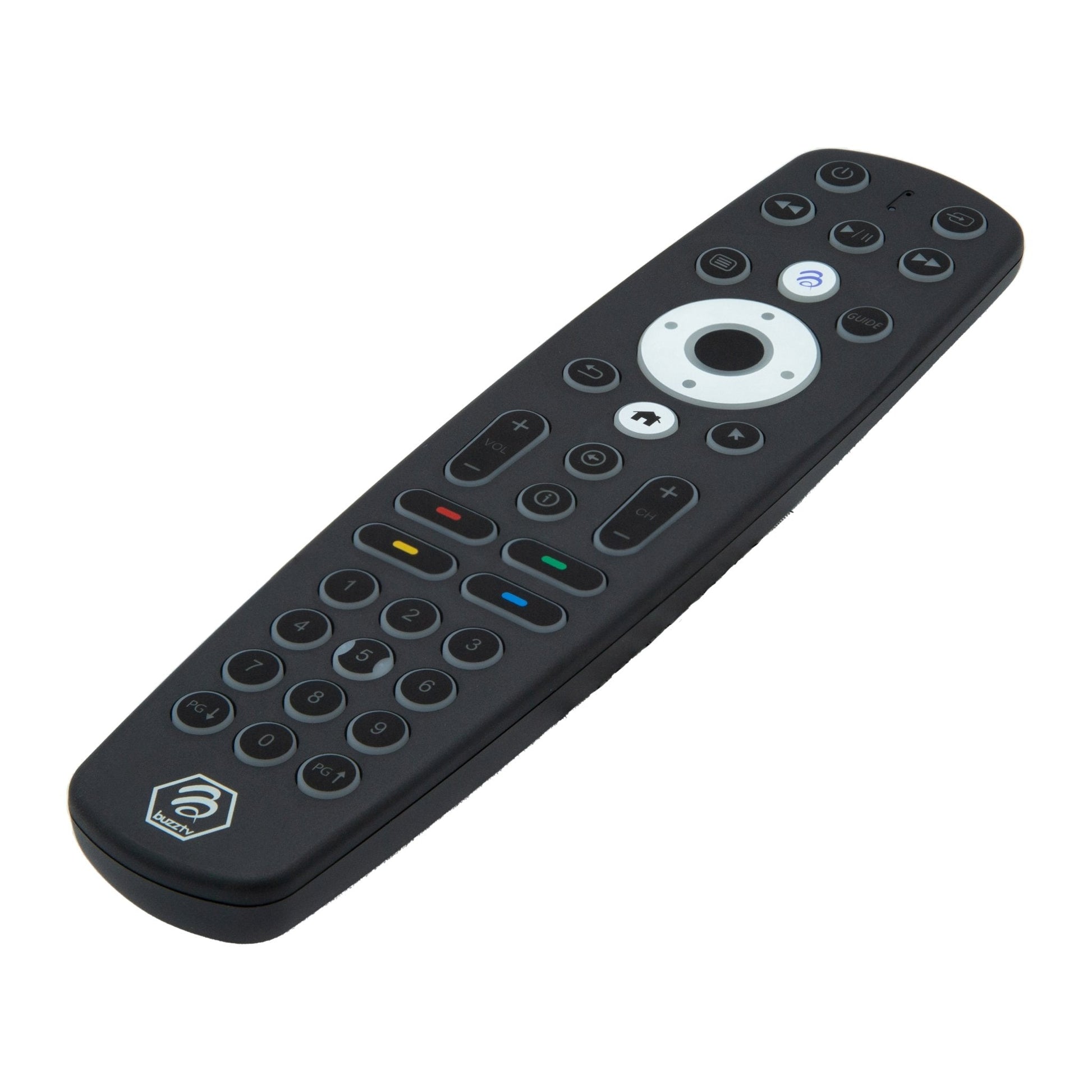 BuzzTV BT-400 Smart Remote angled view