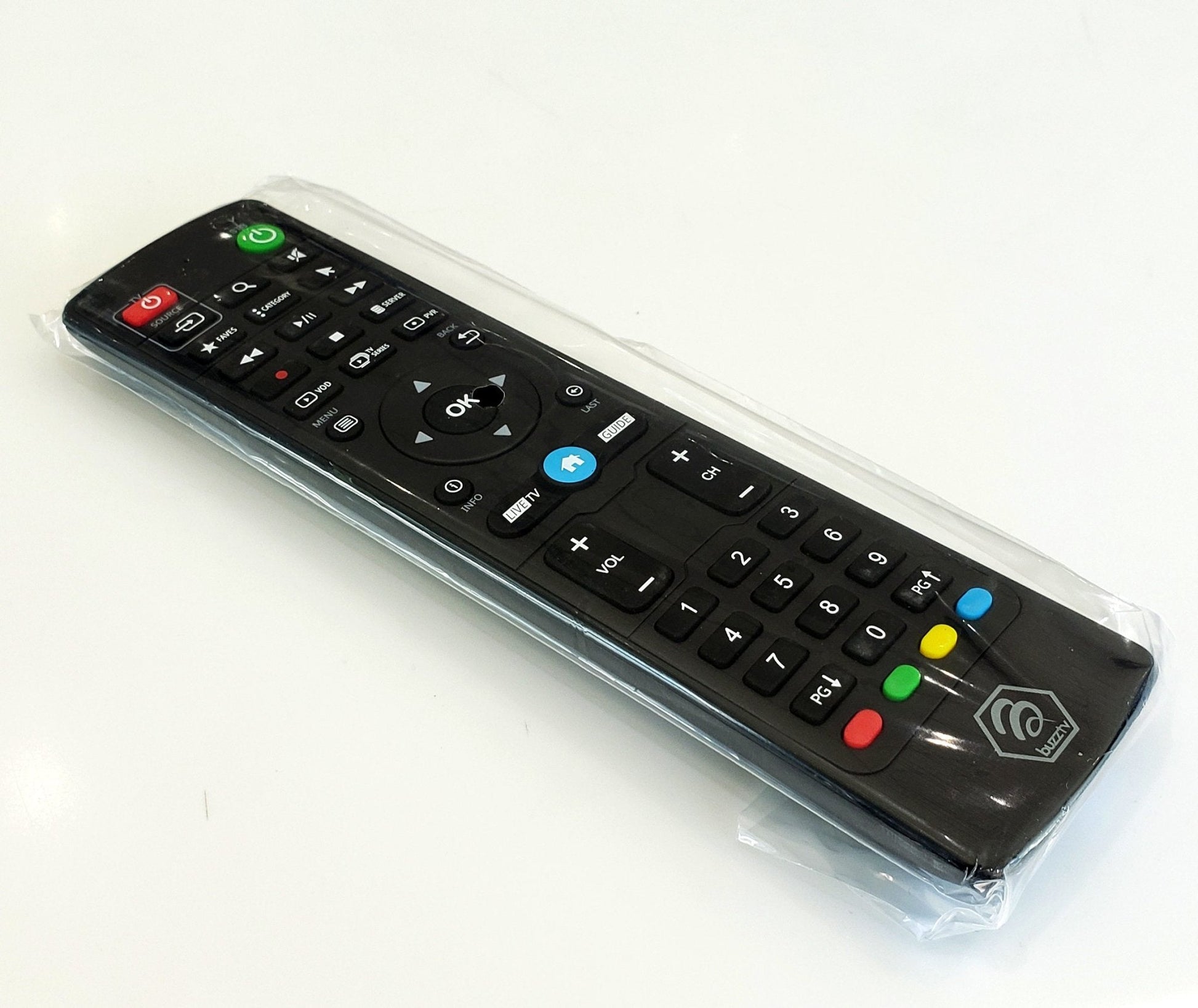 BuzzTV IR-100 remote front view