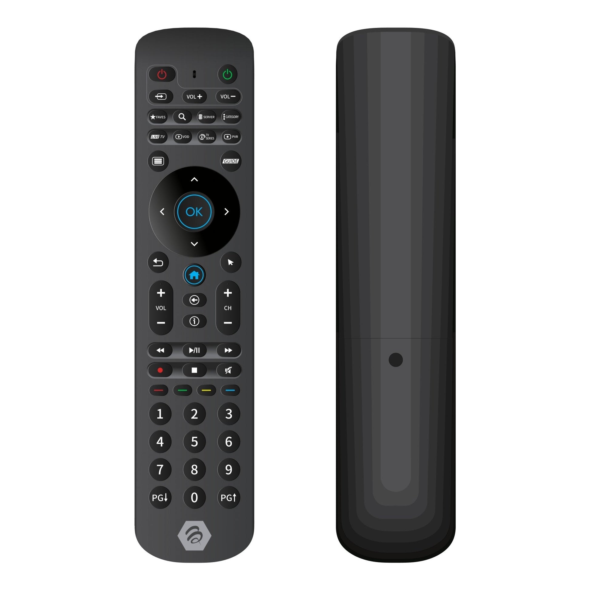 BuzzTV IR-200 remote front view