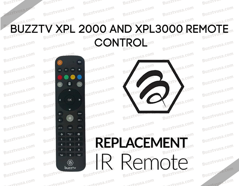 BuzzTv XPL 2000 and XPL3000 Remote Control
